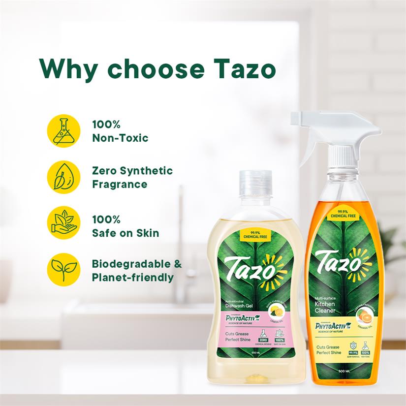 Tazo Kitchen Heroes (Dishwash Gel + Kitchen Cleaner)